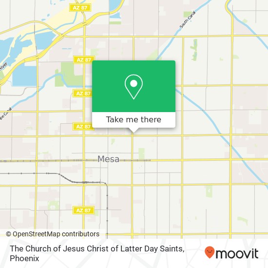 The Church of Jesus Christ of Latter Day Saints map