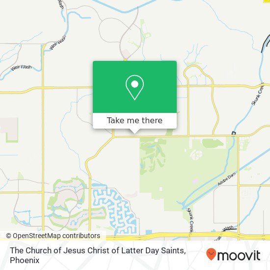 The Church of Jesus Christ of Latter Day Saints map