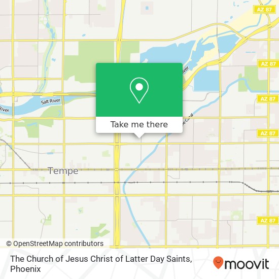 Mapa de The Church of Jesus Christ of Latter Day Saints