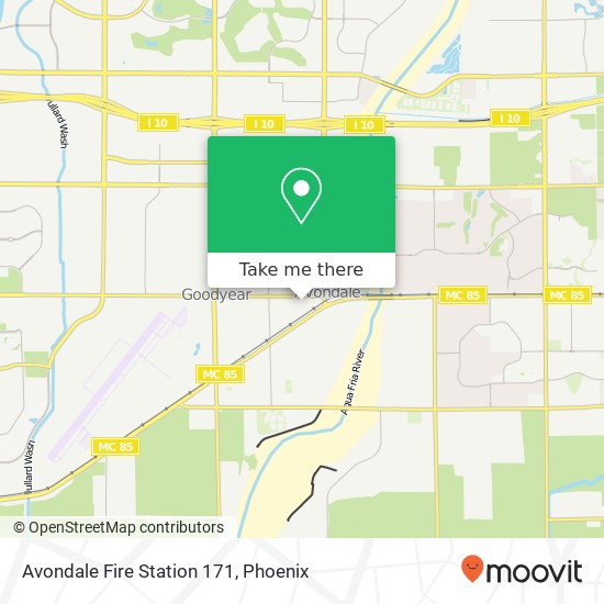 Avondale Fire Station 171 map
