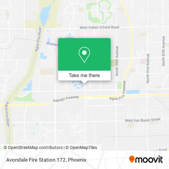 Avondale Fire Station 172 map