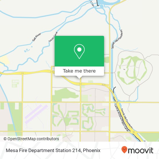 Mesa Fire Department Station 214 map