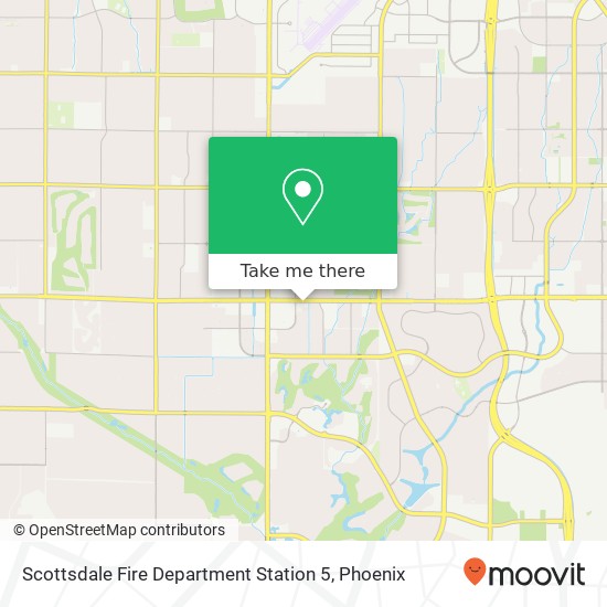 Scottsdale Fire Department Station 5 map