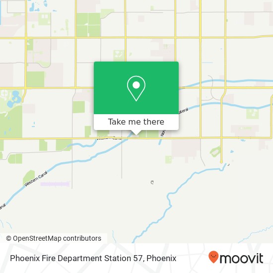 Mapa de Phoenix Fire Department Station 57