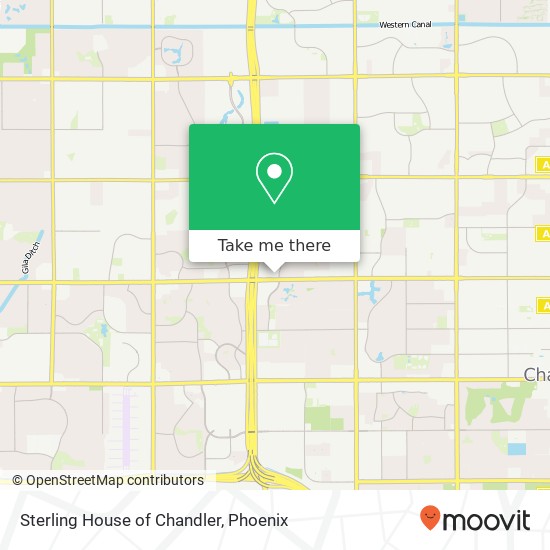 Mapa de Sterling House of Chandler