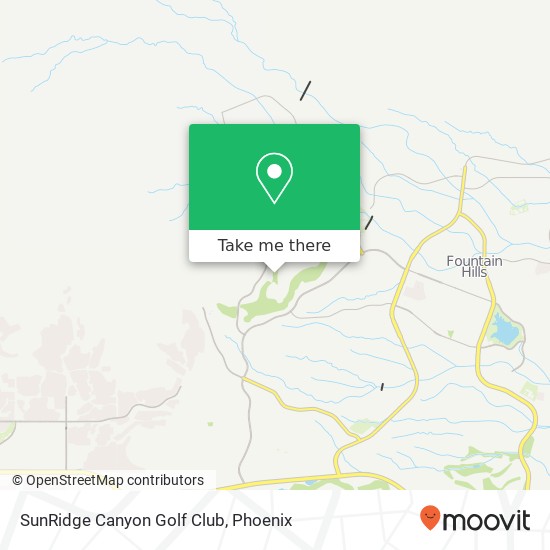 Mapa de SunRidge Canyon Golf Club
