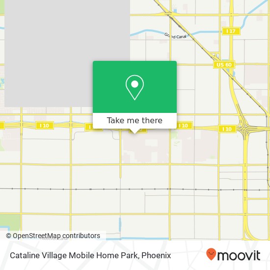 Cataline Village Mobile Home Park map