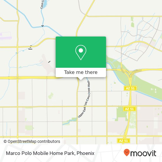 Marco Polo Mobile Home Park map