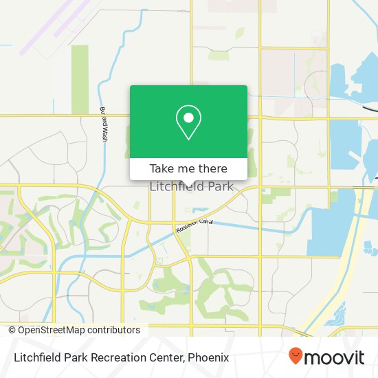 Litchfield Park Recreation Center map