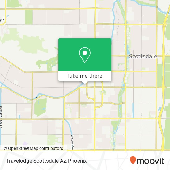 Travelodge Scottsdale Az map