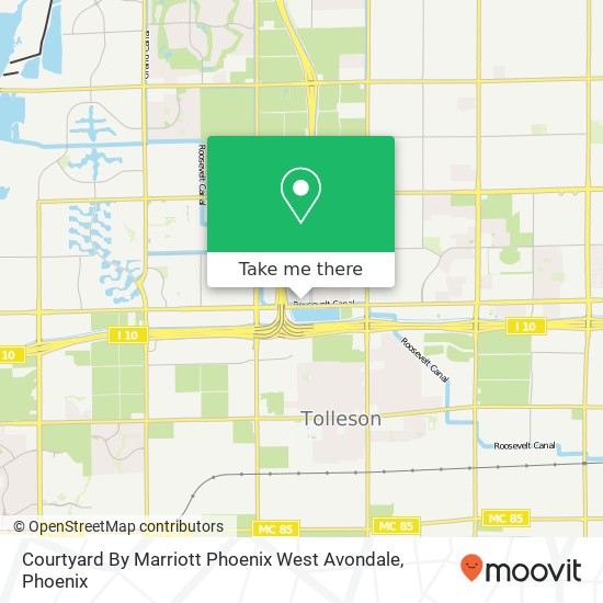 Courtyard By Marriott Phoenix West Avondale map