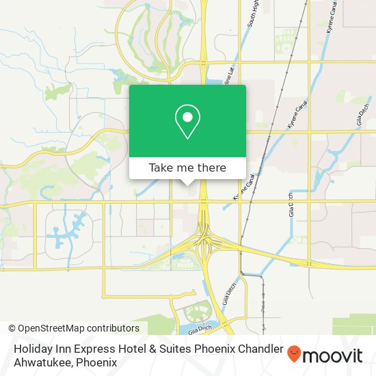 Holiday Inn Express Hotel & Suites Phoenix Chandler Ahwatukee map