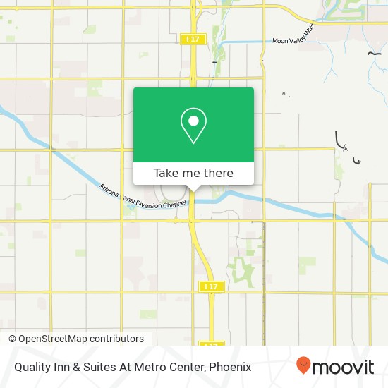 Quality Inn & Suites At Metro Center map