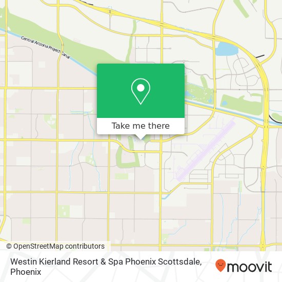 Mapa de Westin Kierland Resort & Spa Phoenix Scottsdale