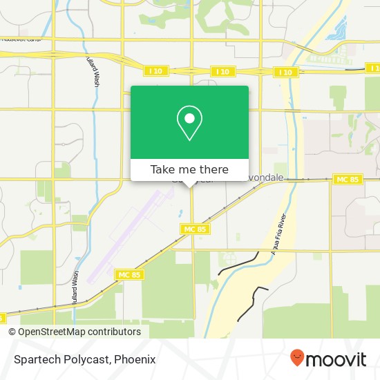 Spartech Polycast map