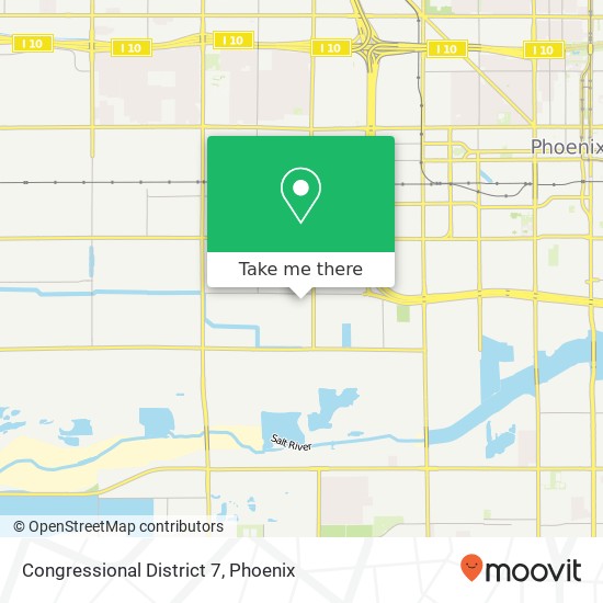 Mapa de Congressional District 7