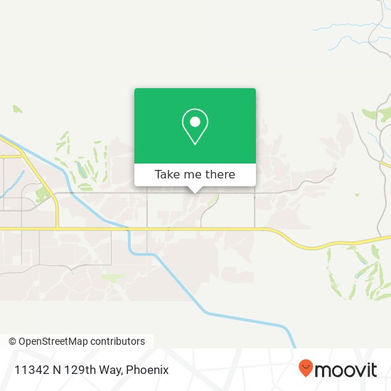 Mapa de 11342 N 129th Way