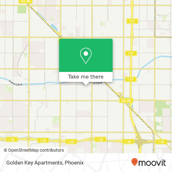 Golden Key Apartments map