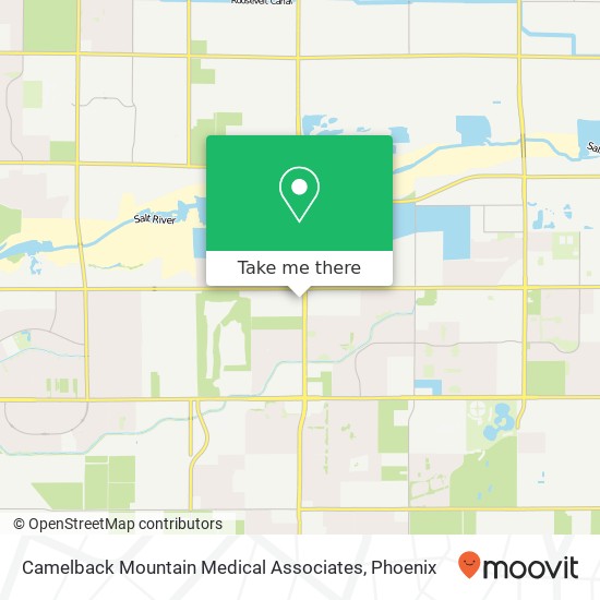 Camelback Mountain Medical Associates map