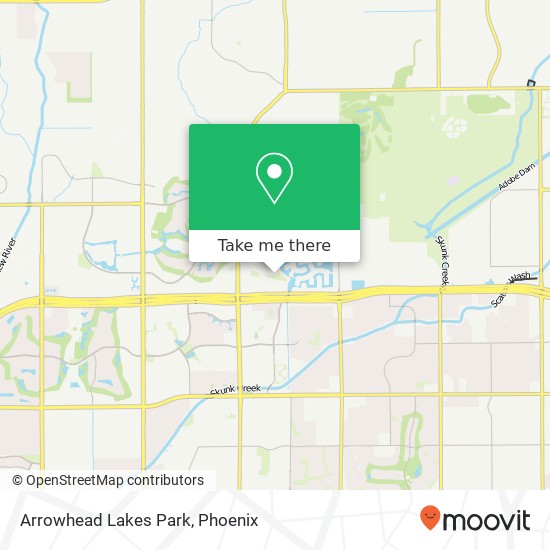 Arrowhead Lakes Park map