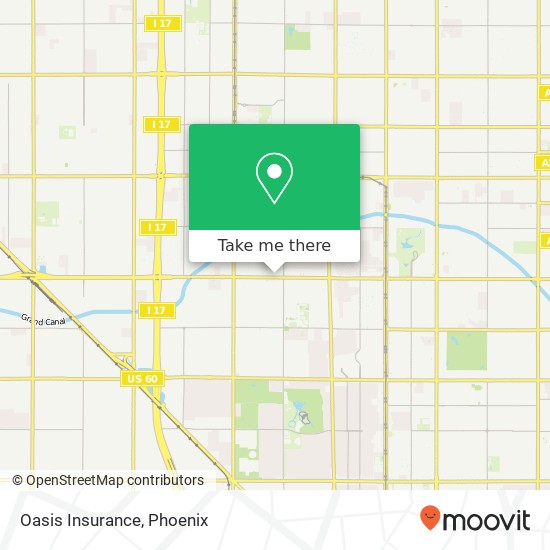 Oasis Insurance map