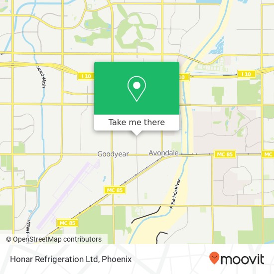 Honar Refrigeration Ltd map