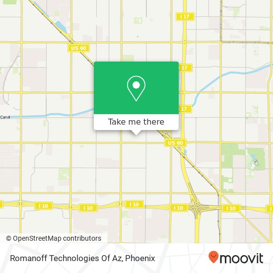 Romanoff Technologies Of Az map