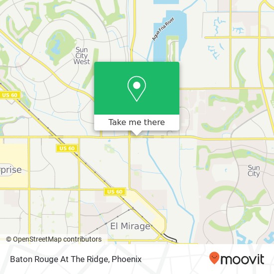 Mapa de Baton Rouge At The Ridge