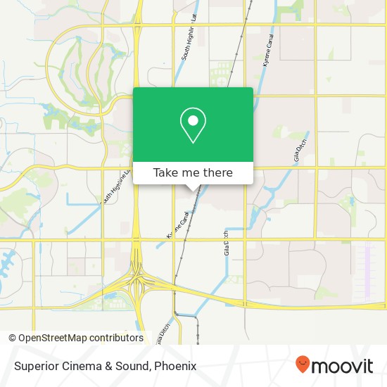 Superior Cinema & Sound map