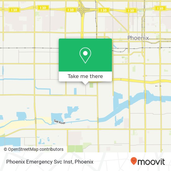 Mapa de Phoenix Emergency Svc Inst