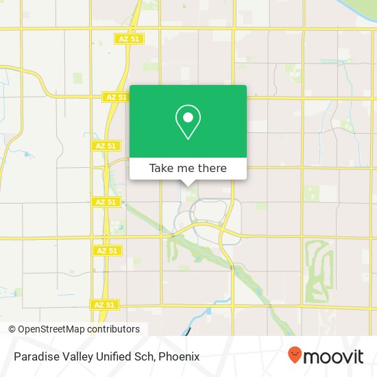 Paradise Valley Unified Sch map