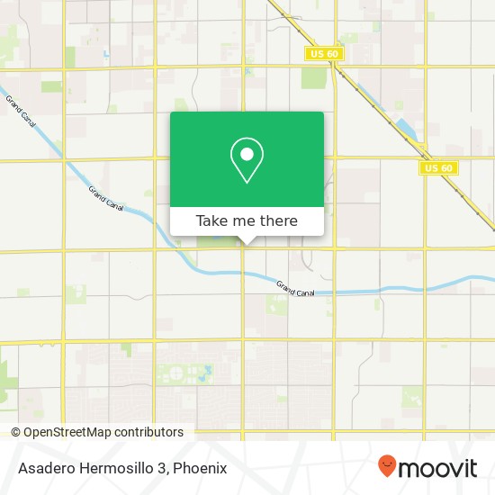 Asadero Hermosillo 3 map