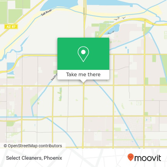 Select Cleaners map