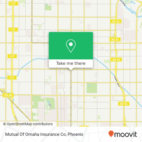 Mutual Of Omaha Insurance Co map