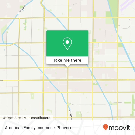 Mapa de American Family Insurance