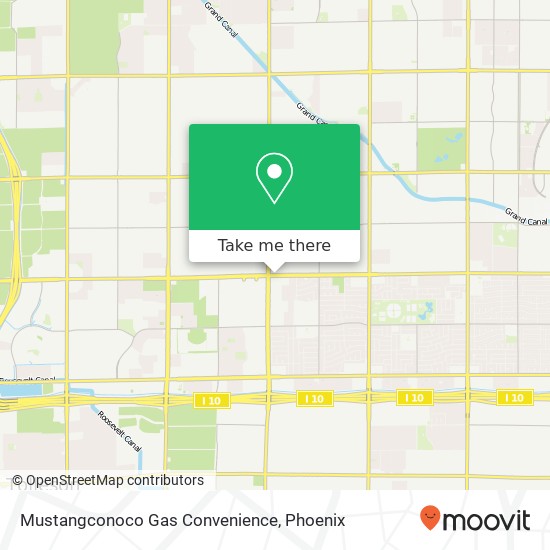 Mustangconoco Gas Convenience map