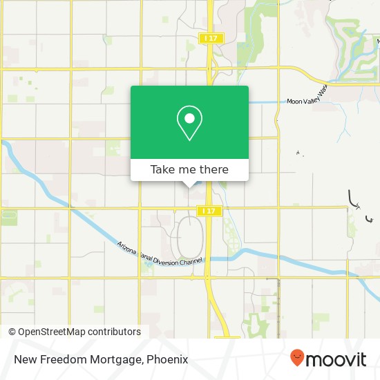 New Freedom Mortgage map