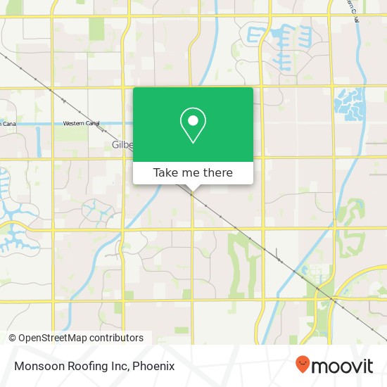 Monsoon Roofing Inc map