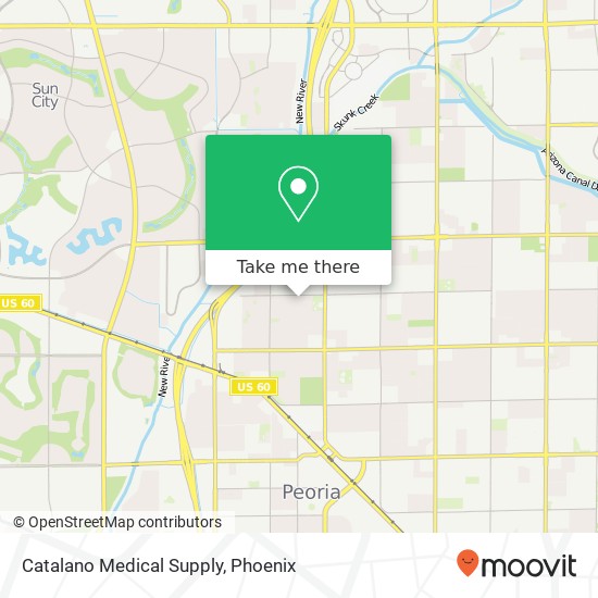 Catalano Medical Supply map