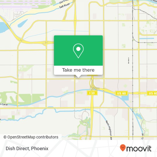 Dish Direct map