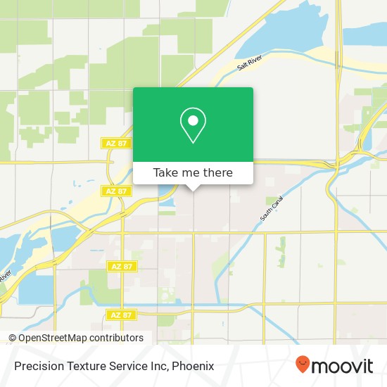 Precision Texture Service Inc map