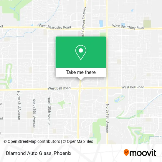 Diamond Auto Glass map