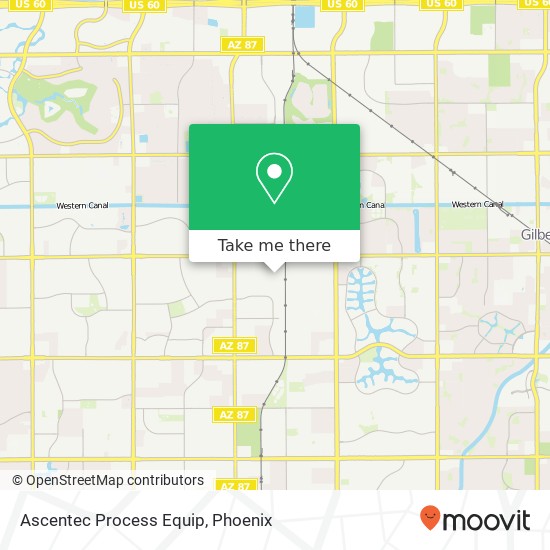 Mapa de Ascentec Process Equip