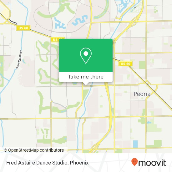 Fred Astaire Dance Studio map