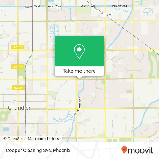 Cooper Cleaning Svc map