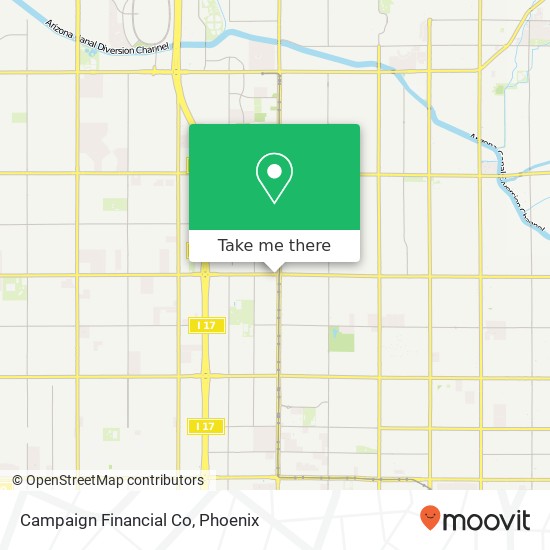 Mapa de Campaign Financial Co