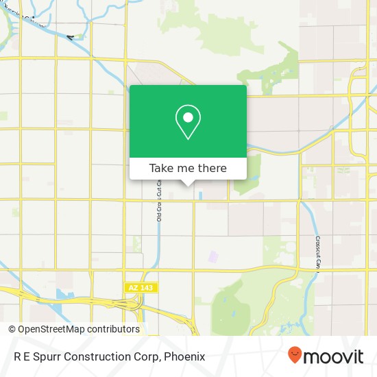 R E Spurr Construction Corp map