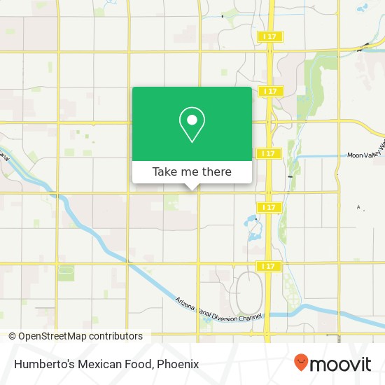 Humberto's Mexican Food map