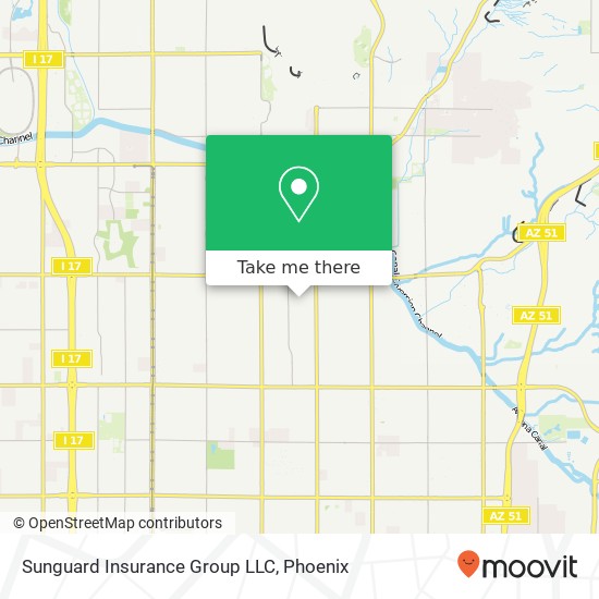 Mapa de Sunguard Insurance Group LLC