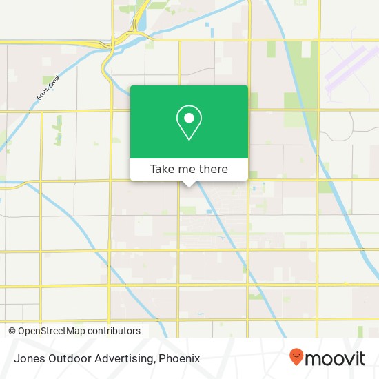 Jones Outdoor Advertising map